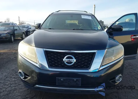 2014 Nissan Pathfinder Platinum из США, поврежденный, VIN 5N1AR2MM7EC677468